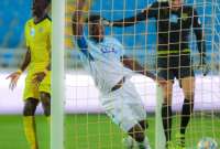 Felipe Caicedo festej&oacute; su primer tanto con el Abha FC. 