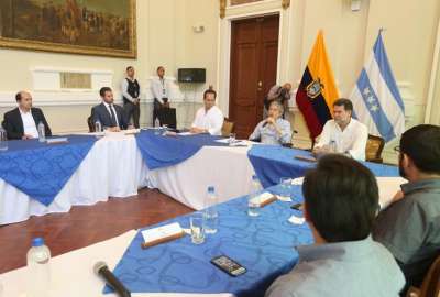 El presidente Guillermo Lasso se reuni&oacute; con los gobernadores de todo el pa&iacute;s