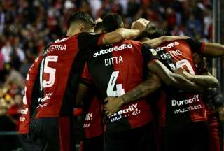 Djorkaeff Reasco marc&oacute; su primer gol en Argentina