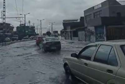 Las lluvias provocaron congesti&oacute;n vehicular y se registr&oacute; caida de granizo junto con corrientes de agua.  