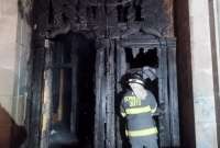 El Cuerpo de Bomberos Quito informó que no se registraron personas heridas en este suceso.