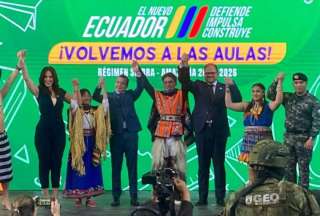 Noboa: "La violencia ha intentado entrar a los espacios educativos y nosotros estamos para luchar contra eso"