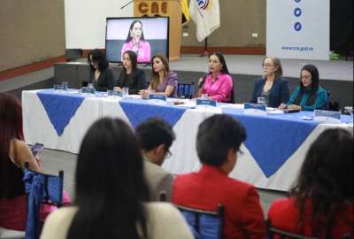 La presidenta del CNE, Diana Atamaint, se refiri&oacute; al tema.
