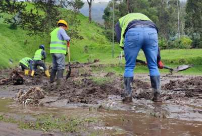 El desbordamiento ha dejado unos 30 mil metros c&uacute;bicos de residuos s&oacute;lidos