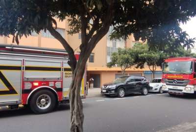 Incendio en un departamento se registr&oacute; en Quito, este 25 de diciembre de 2023.