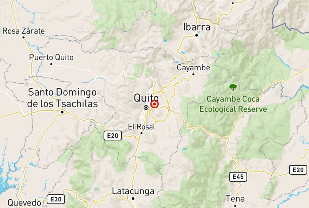 Un temblor ocurrió la mañana de este lunes en Quito. 