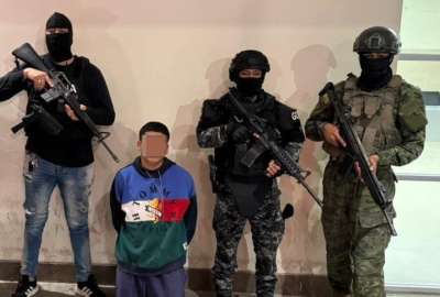 Antonio V., presunto cabecilla de "Los Lobos", fue detenido en un operativo del Bloque de Seguridad en Manab&iacute;