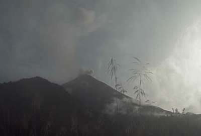 Volc&aacute;n Sangay registr&oacute; emisi&oacute;n de ceniza a una altura de 1.000 metros
