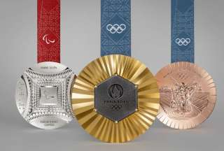 Paris 2024: presentan las medallas para los pr&oacute;ximos Juegos Ol&iacute;mpicos