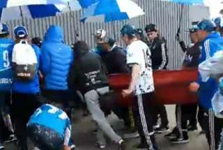 Hinchada de Millonarios fue sancionada por ingresar un ata&uacute;d al Estadio