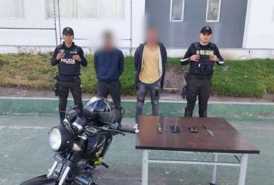 Polic&iacute;a detuvo a dos ladrones en Calder&oacute;n