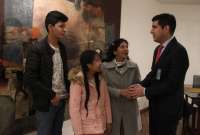 La familia del exmandatario peruano llegó a México como asilados políticos.