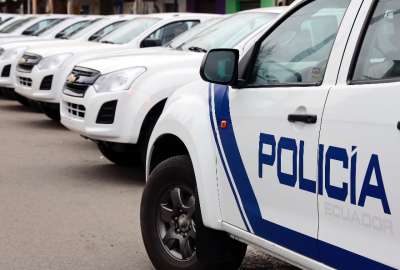 La tercera entrega de veh&iacute;culos forma parte de un plan para combatir el crimen organizado en Ecuador, con una inversi&oacute;n cercana a los USD 10 millones. 