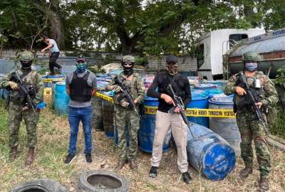 Polic&iacute;as y militares decomisaron combustible en Esmeraldas
