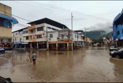 Debido a las lluvias, los r&iacute;os crecieron de manera significativa, lo que caus&oacute; temor en la poblaci&oacute;n.