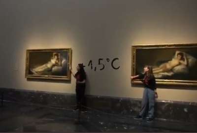 Las autoridades confirmaron que hubo da&ntilde;os en los marcos de las pinturas.