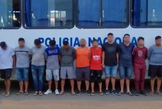 Polic&iacute;a detiene a doce personas por tr&aacute;fico de armas en Manab&iacute;