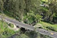 La vía E35, a la altura del puente sobre el río San Pedro, se cerrará.