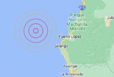 Reportan sismo cerca de las costas de Puerto L&oacute;pez, Manab&iacute;