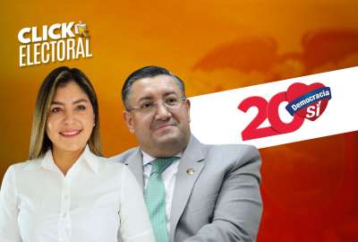 Conoce a tu candidato: Iv&aacute;n Saquicela y Luisa Coello, de Movimiento Democracia S&iacute;.