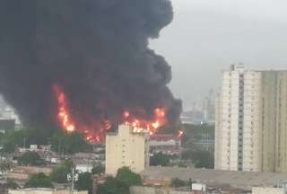 Explosi&oacute;n e incendio en una refiner&iacute;a de Venezuela