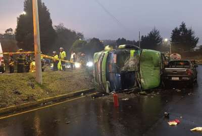 Dos siniestros de tr&aacute;nsito se registraron en horas de la tarde de este mi&eacute;rcoles en Quito.
