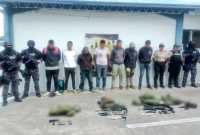 Polic&iacute;a Nacional detuvo a cuatro militares en un operativo contra la miner&iacute;a ilegal en Imbabura. 