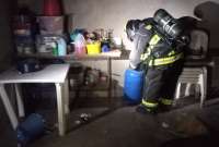 Una fuga de gas dom&eacute;stico provoc&oacute; el incidente en una vivienda del sector.