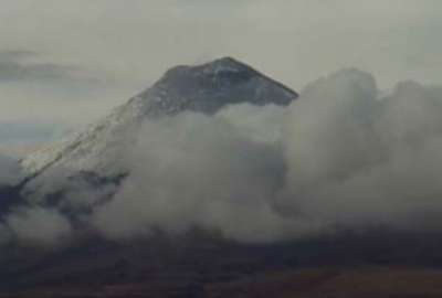 Se registran lahares en el volc&aacute;n Cotopaxi por la capa de ceniza