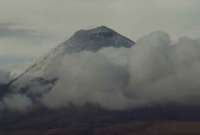 Se registran lahares en el volc&aacute;n Cotopaxi por la capa de ceniza
