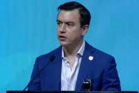 Noboa destac&oacute; la importancia de brindar oportunidades y mejorar la calidad de vida para asegurar la conservaci&oacute;n de la biodiversidad.