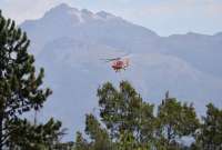 Las autoridades entregaron ayuda humanitaria a dos de las 10 familias afectadas por los incendios forestales en Puembo-Tababela