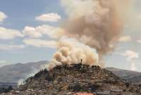 Así fue la audiencia del sospechoso de provocar el incendio forestal en El Panecillo.