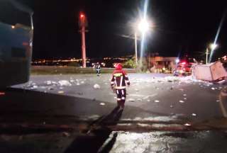 Accidente de tr&aacute;nsito en la Panamericana Sur deja dos fallecidos y cinco heridos