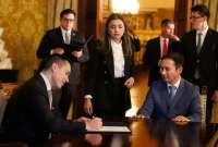 Franklin Encalada fue posesionado como nuevo ministro de Salud.