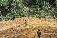 Fuerzas Armadas han encabezado una serie de operativos contra la minería ilegal.