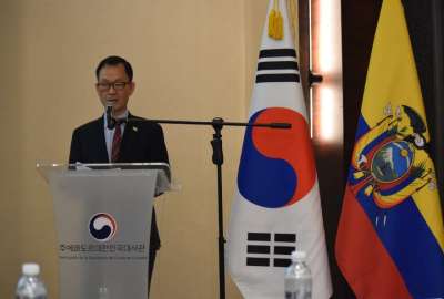  El embajador de Corea en Ecuador, Jae Hyun SHIM, apoya los proyectos energ&eacute;ticos que se realizan en Ecuador. 