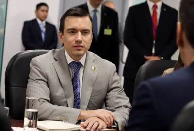 Presidente Noboa retornar&aacute; a Ecuador para enfrentar la emergencia a causa de los incendios forestales