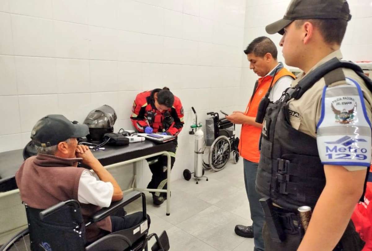 La persona involucrada fue atendida y llevada a su casa