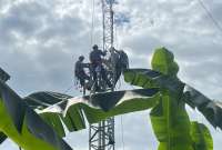 Finaliz&oacute; trabajos emergentes para entregar energ&iacute;a a cantones La Man&aacute; y Pangua en Cotopaxi