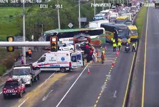 Una persona result&oacute; herida por un accidente de tr&aacute;nsito en Machachi