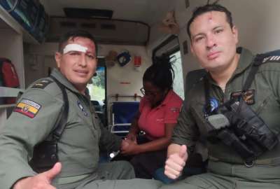 Un video muestra c&oacute;mo fue el rescate en la avioneta siniestrada de la Polic&iacute;a Nacional