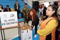 En el Simulacro Nacional para la segunda vuelta se prob&oacute; el sistema inform&aacute;tico.