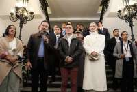 El presidente Daniel Noboa y el alcalde  Pabel Mu&ntilde;oz compartieron en la Serenata Quite&ntilde;a, por estas Fiestas de Quito. 