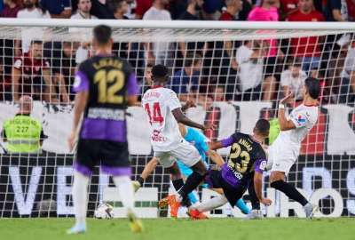 Anuar marc&oacute; el gol del Valladolid ante el Sevilla