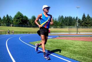 El marchista ecuatoriano Daniel Pintado consigui&oacute; el R&eacute;cord Sudamericano (&Aacute;rea)