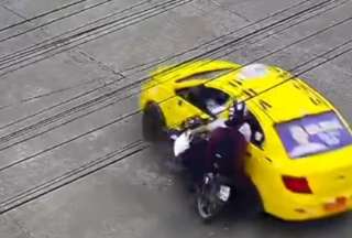 Machala: Fuerte accidente de tr&aacute;nsito registrado en video