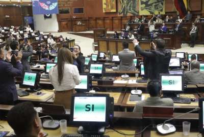 La Asamblea tratar&aacute; a su regreso el conflicto diplom&aacute;tico entre Ecuador y M&eacute;xico. 