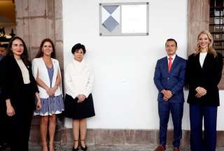 Para proteger su patrimonio cultural, el Palacio de Carondelet ahora cuenta con el Escudo Azul