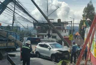 Quito amaneci&oacute; con varias emergencias de tr&aacute;nsito durante la ma&ntilde;ana de este jueves